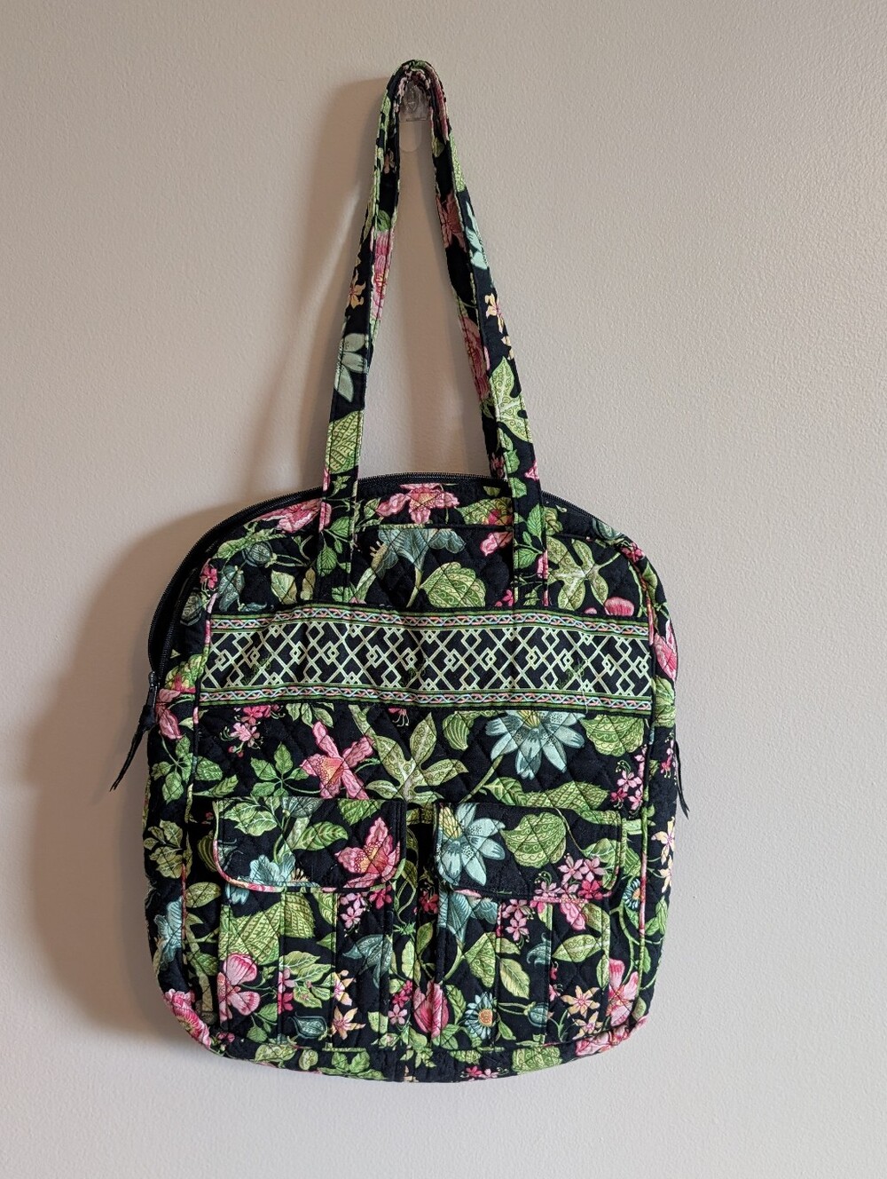 Vera Bradley Quilted Tote / Shoulder Bag. Botanica Collection.